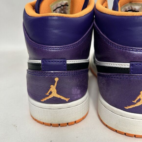 Nike Shoes Air Jordan 1 Mid Retro “Phoenix Suns” 2024 - Picture 6 of 9